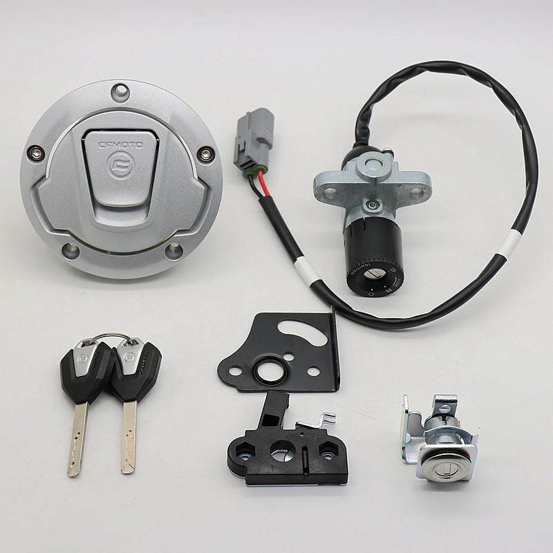 适用于春风摩托车Cf800-5A 800Mt套锁钥匙油箱电动门锁全车锁