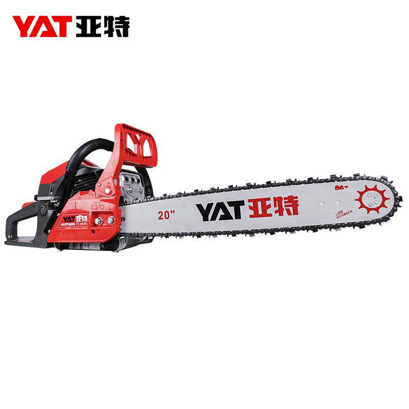 亚特油锯大功率伐木锯家用链条锯小型砍树电锯切割机手提汽油锯子
