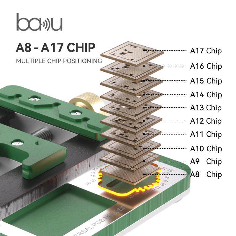 巴酷BA-677手机主板PCB维修支架平台固定式双PCB卡具多功能夹具