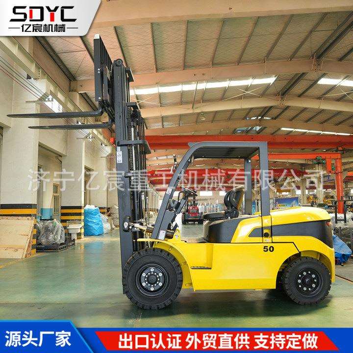 跨境柴油叉车3吨4吨5吨多功能装卸叉车内燃升降建筑工程柴油叉车