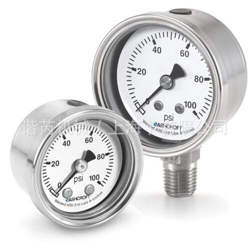 雅斯科ASHCROFT1008S不锈钢压力表