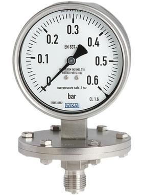 威卡WIKA抗震压力表轴向213.53.063 0-60bar 0-250bar盾构机配件