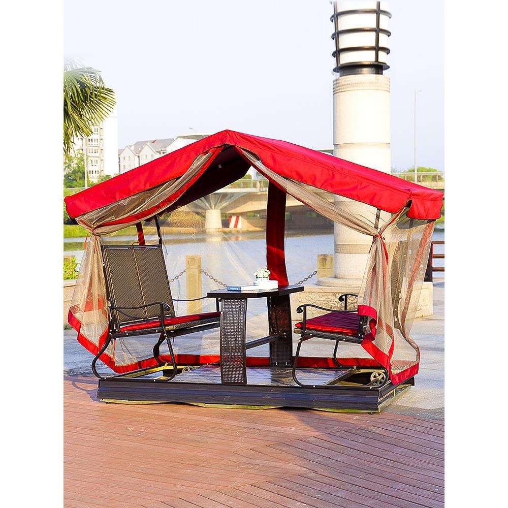 户外四人秋千动力沙发摇椅室外庭院阳台吊篮吊椅成人双人桌椅躺卧