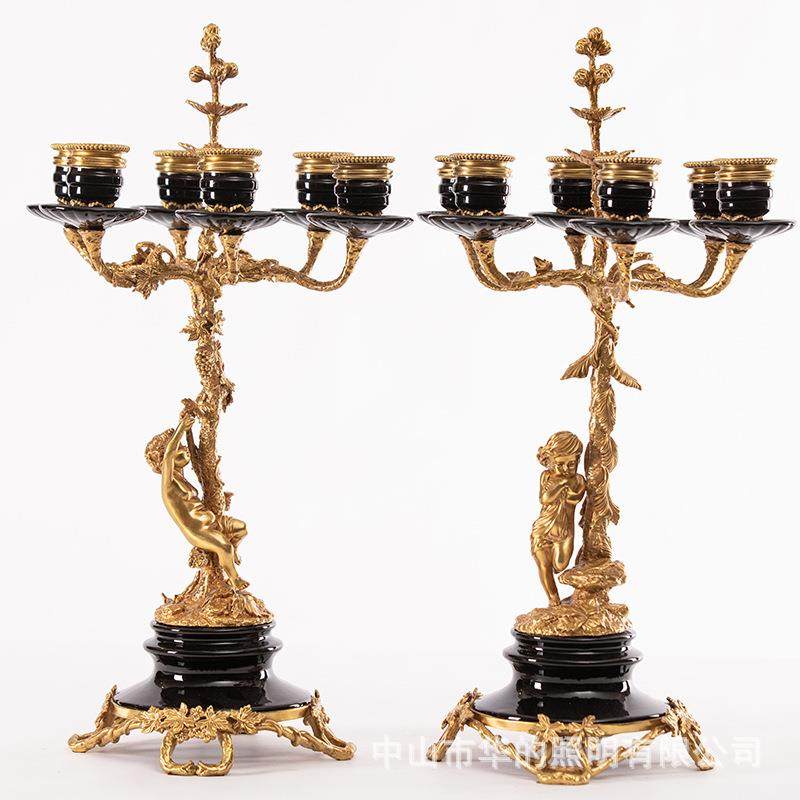 欧美式多头陶瓷铜配摆件客厅茶几玄关轻奢瓷烛台软装家居饰品摆设,鲜花速递/花卉仿真/绿植园艺,割草机/草坪机,淘宝优惠券,粉丝福利购,淘宝优惠卷