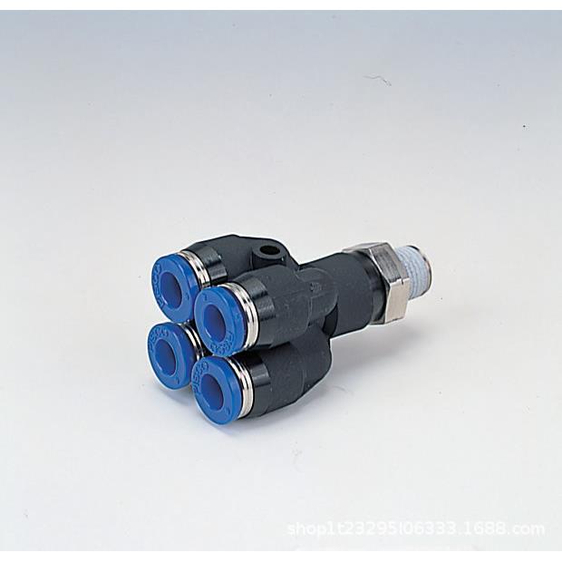 PISCO耐腐蚀不锈钢歧管三通双Y型PRX4-01SUS//4-02SUS PRX6-01SUS