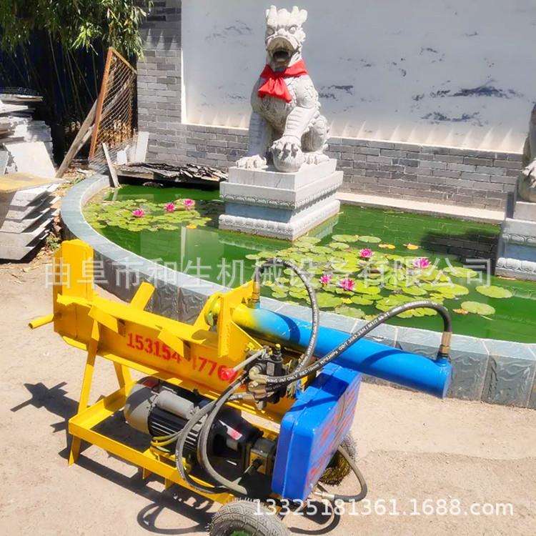 50长木材劈材机10吨220伏电压劈木机电动家用烧火做饭劈柴机