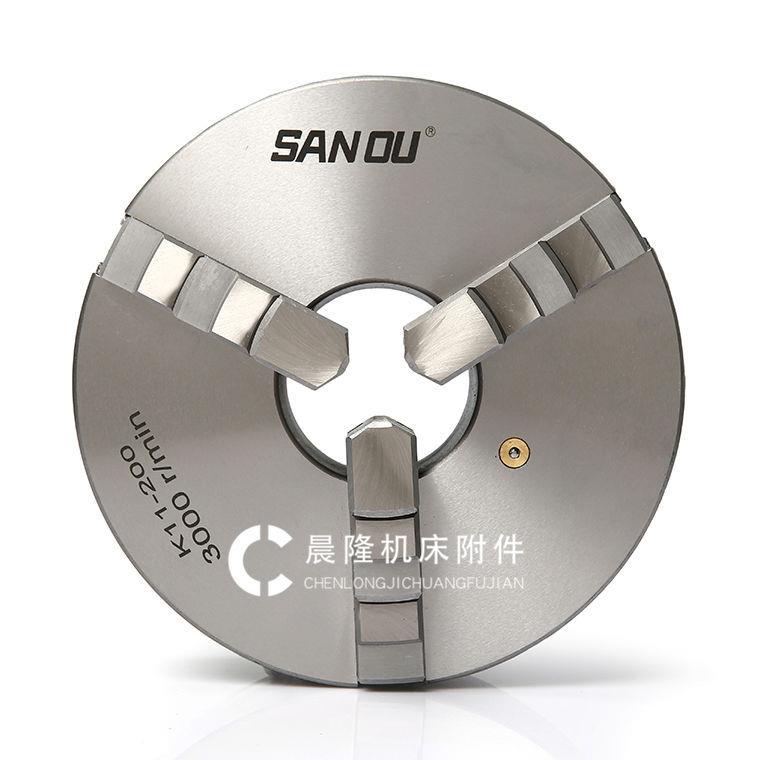 浙江三鸥牌三爪自定心卡盘K1180/100/125/130/160/200/240/250320