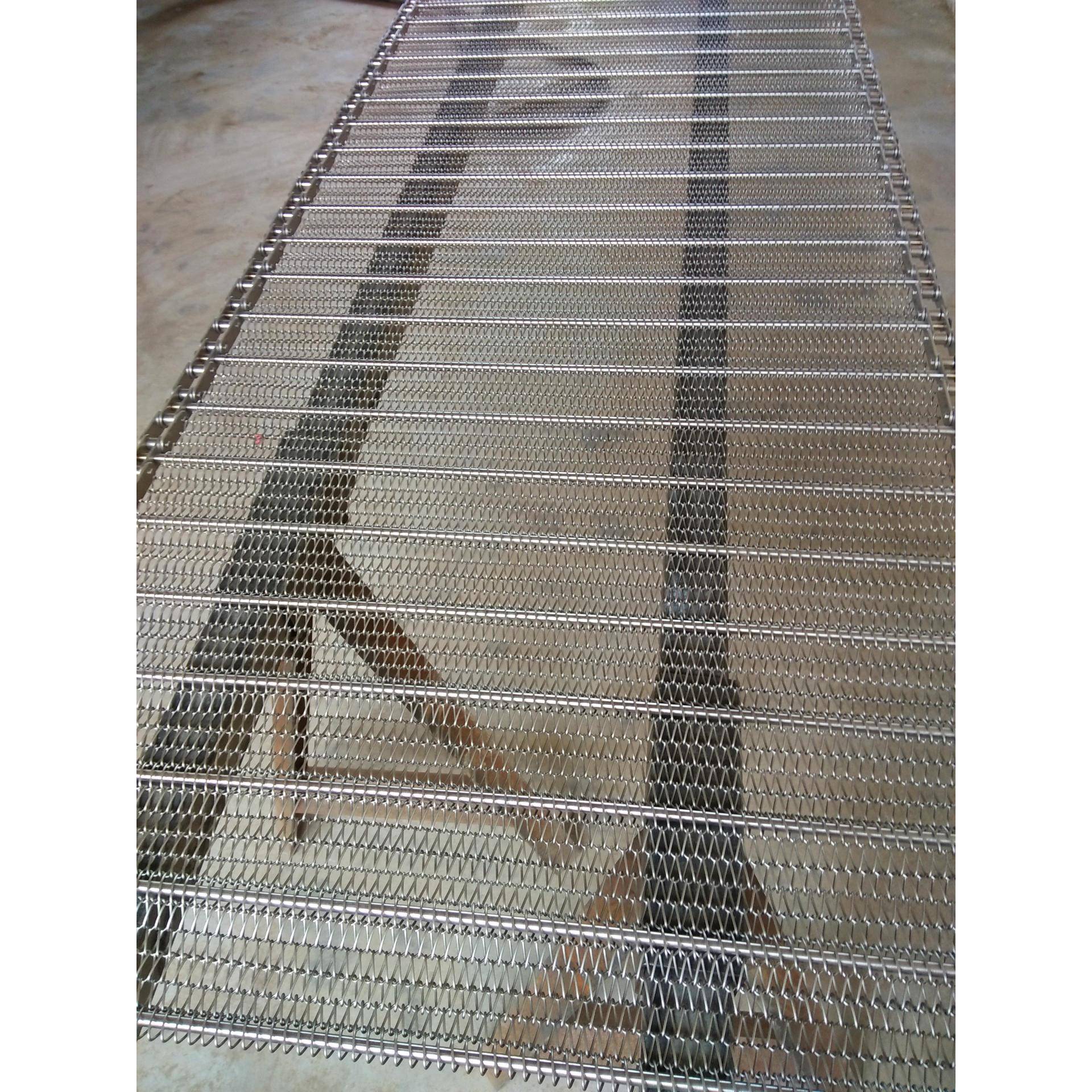 果蔬链杆式清洗输送线网链不锈钢传送带04食品输送网链