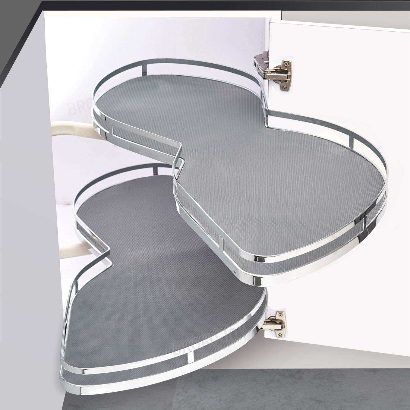 厨房橱柜转角拉篮篮抽屉式拐角调味调料锅具双层阻尼联动旋转收纳,3C数码配件,USB灯,淘宝优惠券,粉丝福利购,淘宝优惠卷