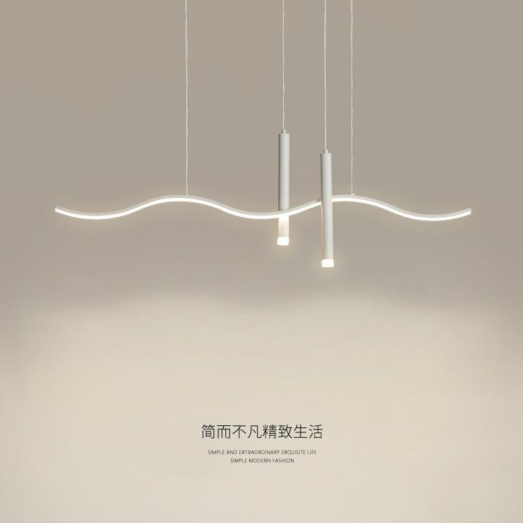 极简餐厅吊灯带射灯设计师2025年新款现代简约餐桌吧台灯广东中山