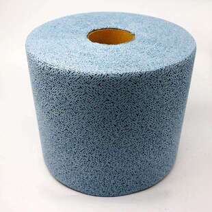 无尘纸工业擦拭纸除尘纸吸油吸水无纺布白色蓝色平纹 树皮纹大卷