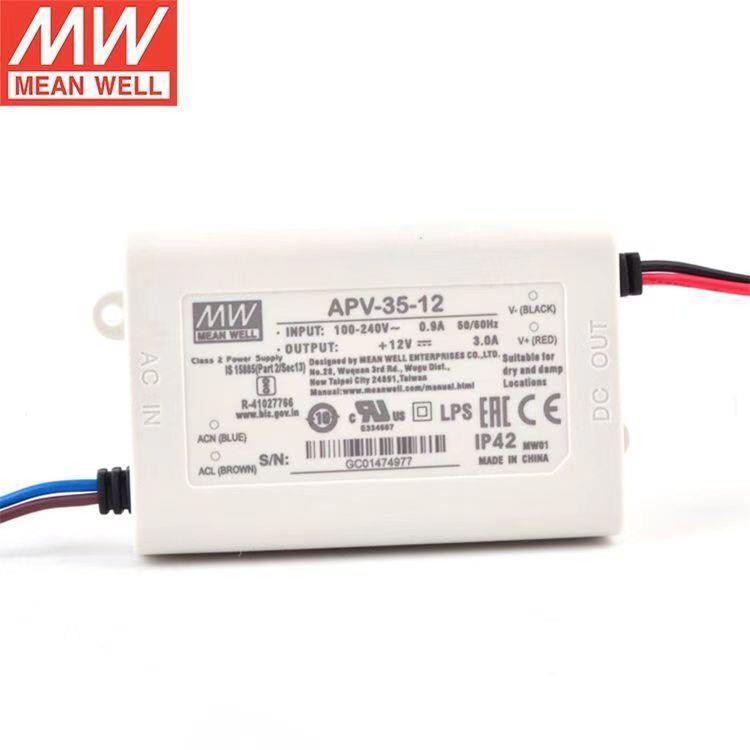 明纬电源 APV-35-12 恒压电子字幕屏LED照明显示屏电源