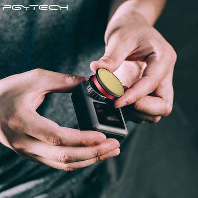 PGYTECH灵眸运动相机OSMOACTION滤镜UV/偏振CPL/减光ND套装专业版