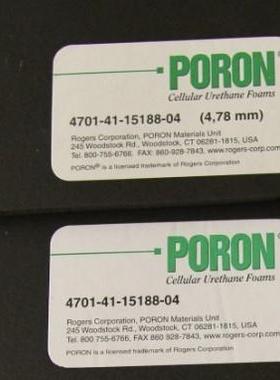 厂家直销罗杰斯4790-79-09030-04P超软PORON泡棉耐酸碱 可加工