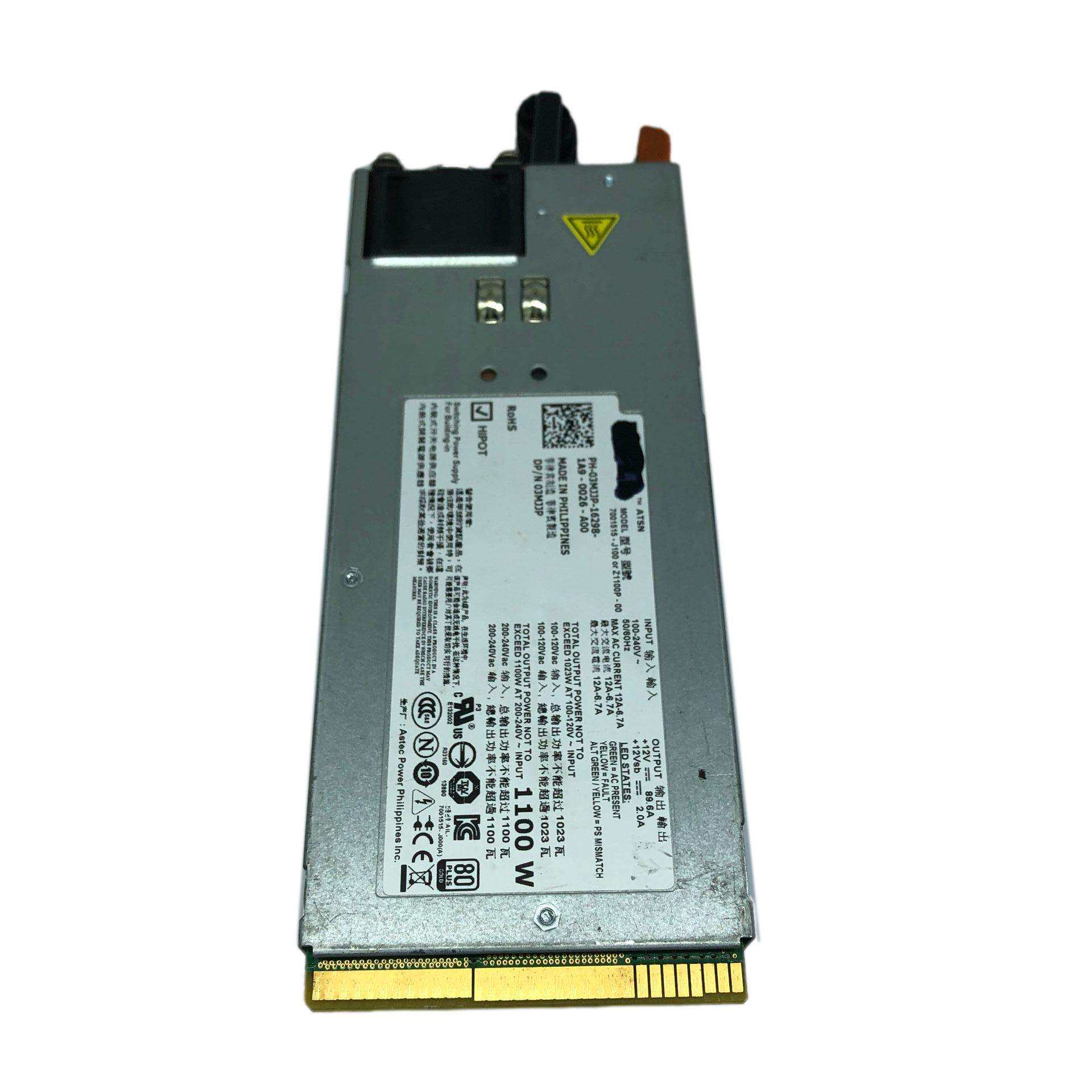 DELL R910 T710 服务器电源 1100W 7001515-J100 3MJJP TCVRR拆机