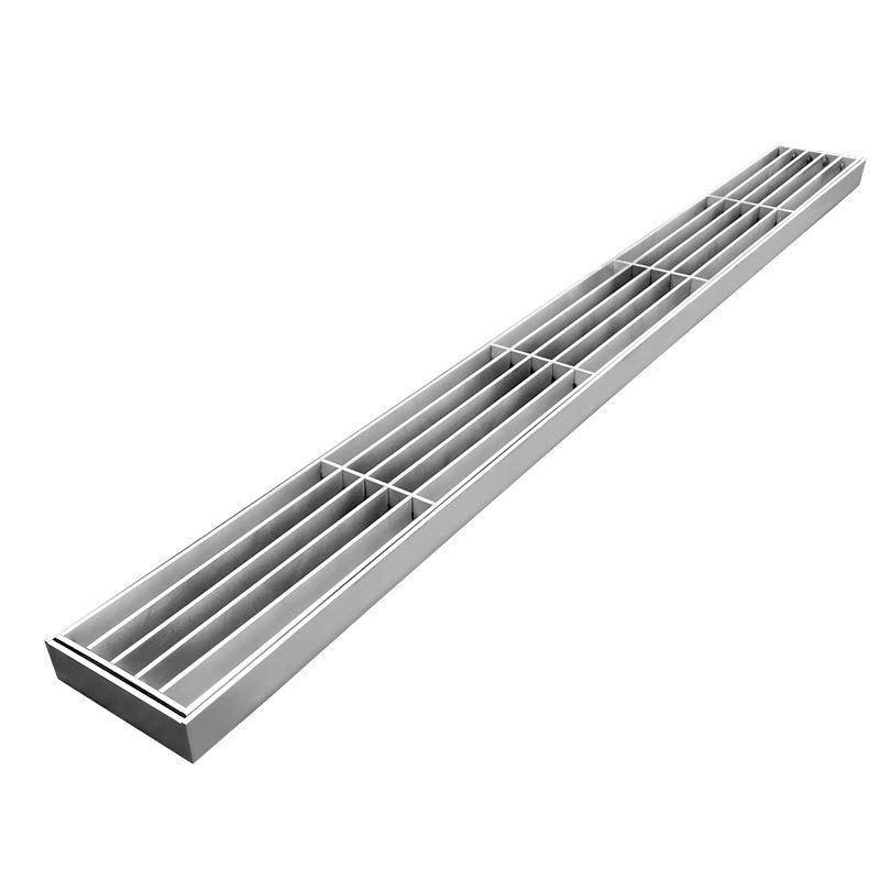 不锈钢条形格栅雨水篦子排水沟园林庭院下水道盖板现货