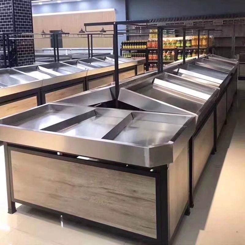 超市不锈钢货架蔬菜水果展示架商用果蔬架陈列架中岛架子多层菜架,电子元器件市场,其它元器件,淘宝优惠券,粉丝福利购,淘宝优惠卷