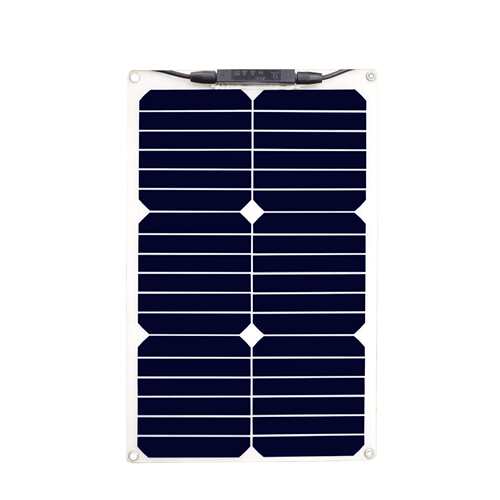 厂家sunpower半柔性20W太阳能电池板 可弯曲房车专业设计