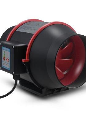 圆形管道风机黑色出口风机110V美规英规220v欧规220v