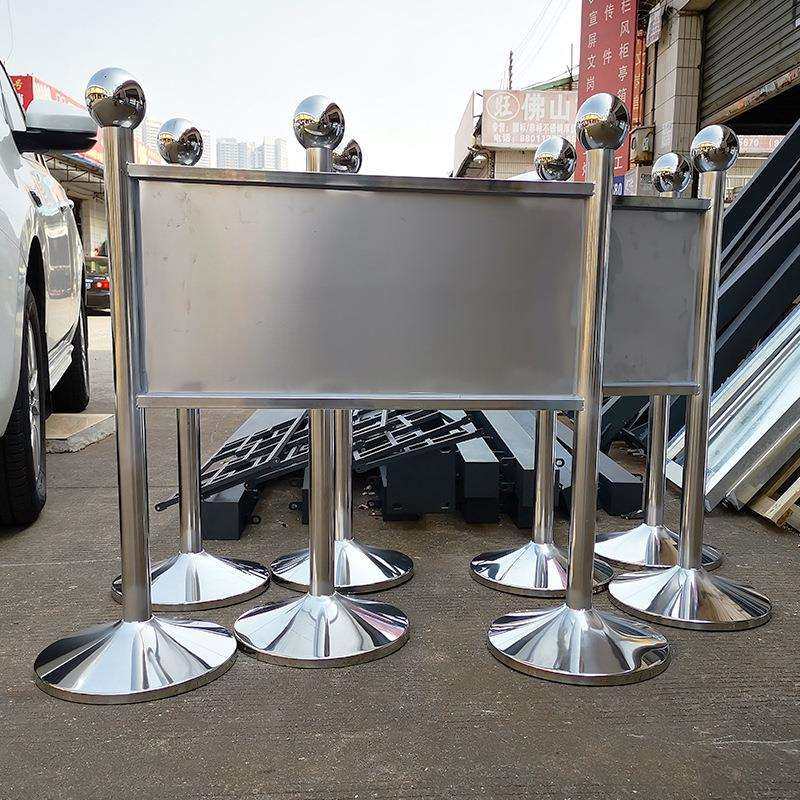 广告牌路牌防溺水牌工地告示牌公告栏指示牌不锈钢宣传栏耐用