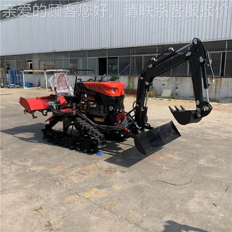 水田旱地两用履式带拖拉机 EYC农用犁小型耕地田土微耕旋翻耕机