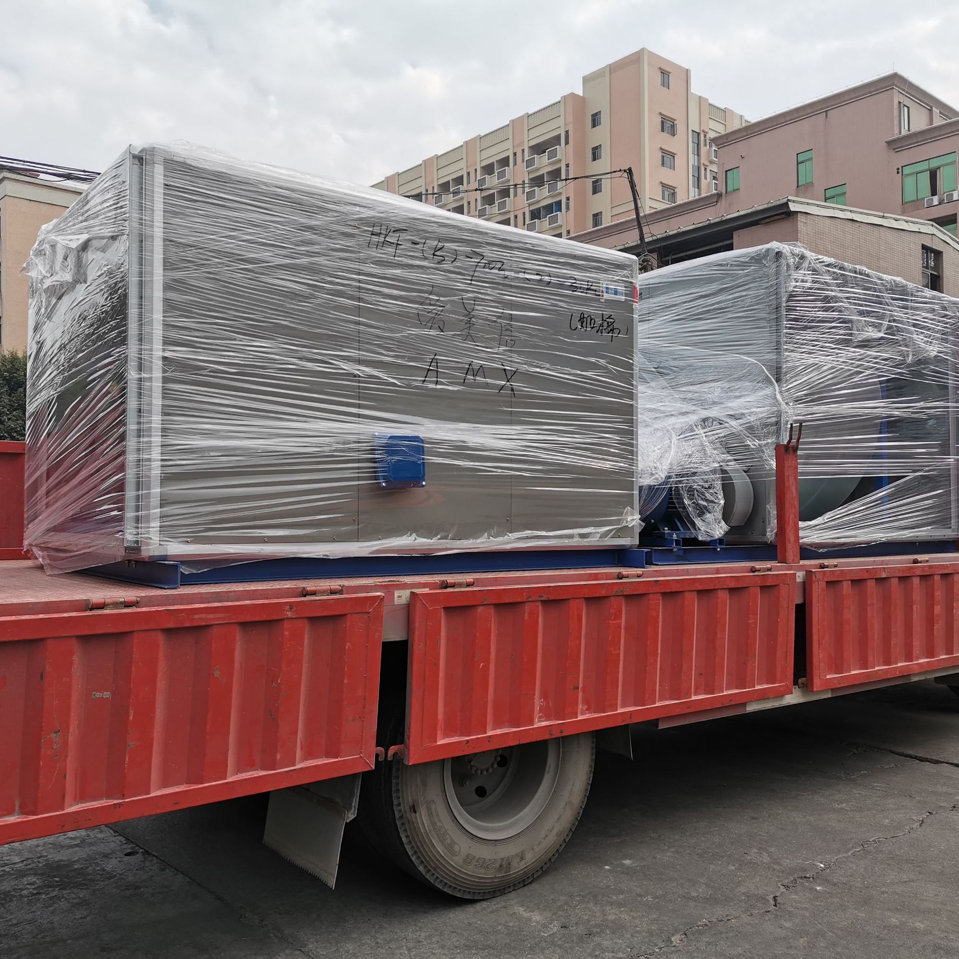 ①厨房抽油烟风机 HKF双进风箱式离心风机 3.6E/4.5E厨房专用风机