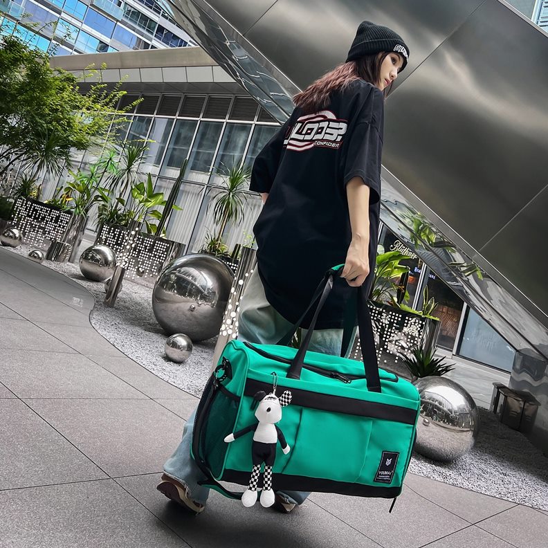 出差手提行李包干湿分离健身包大容量女新款短途旅行包男轻便2024