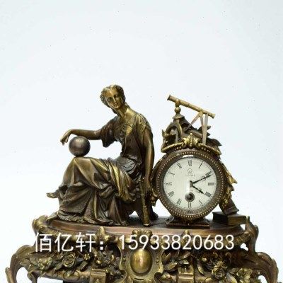 钟表纯铜仿古董西洋座钟欧式家居复古做旧摆钟创建国外老钟表模型,家居饰品,座钟,淘宝优惠券,粉丝福利购,淘宝优惠卷