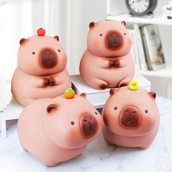 儿童生日礼物创意可爱钱水可储蓄储存罐罐出男女皮零拉豚进巴可卡