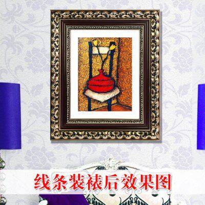 王斌相框电视背景墙 7-9CM 喷涂 表框条 木线条 装裱线条 5077