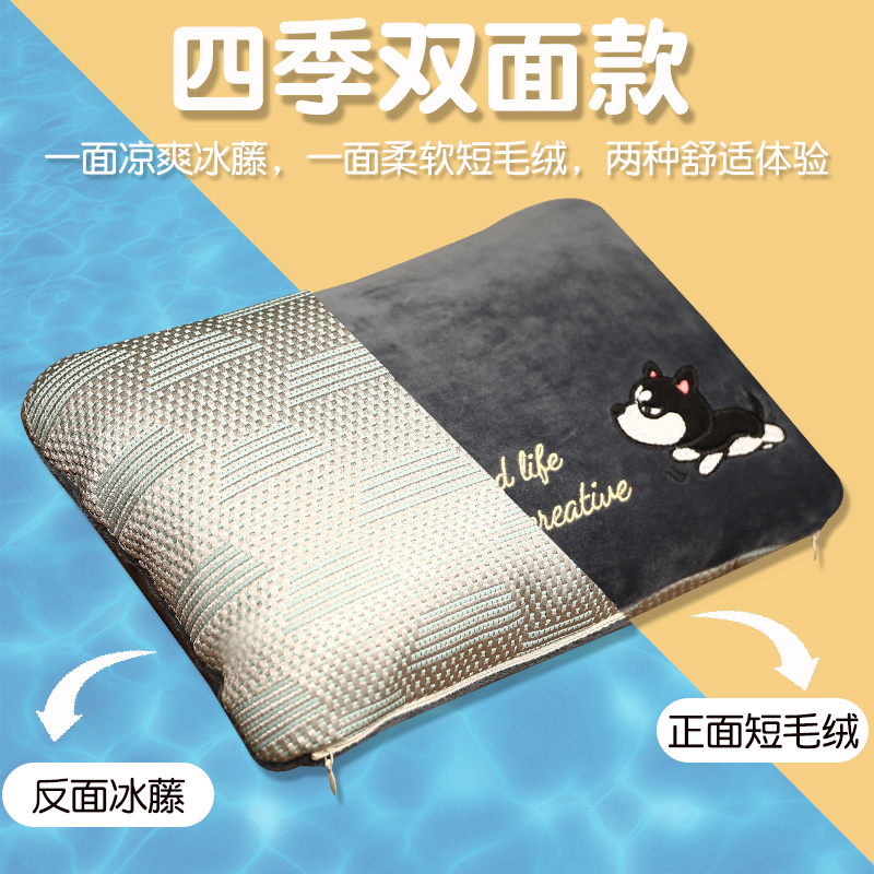 便携式记忆棉午睡枕趴睡枕男生款小号抱枕办公Q室趴桌枕头午休神