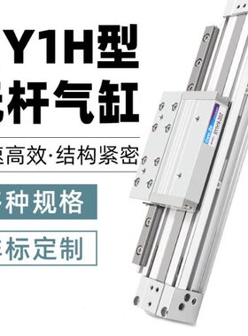 Y缸0铝合金滑台/10导轨020体/无杆气缸1带0/30H1小型式机械6M400/