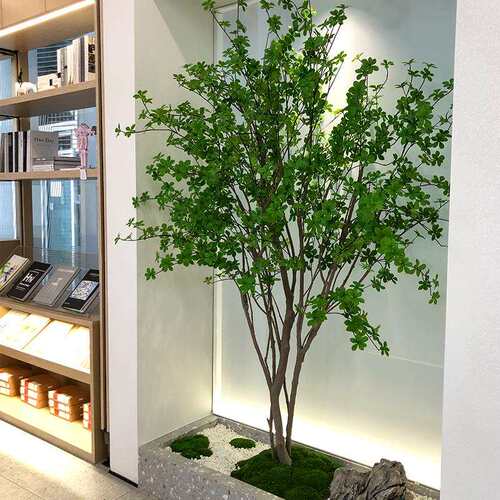 仿真吊钟树橱窗马醉木北欧装饰大型假树造景组合绿植室内外马醉木
