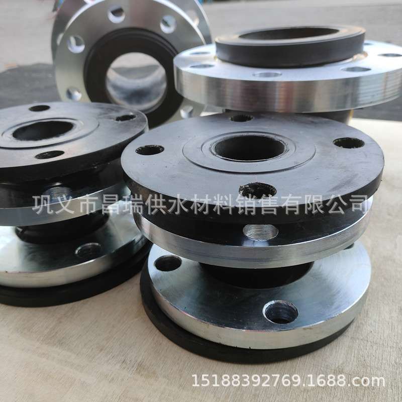 大口径翻边橡胶软接头 洗砂机端面全密封可曲挠橡胶软连接膨胀节