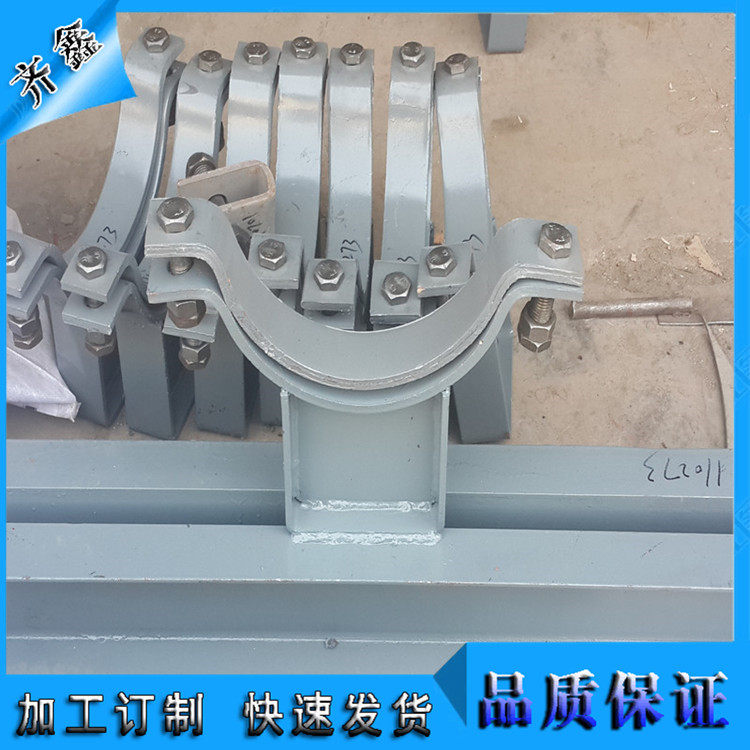 J1-1aT型管托J2管夹型T型管托J3加筋焊接型管托标准HG/T21629