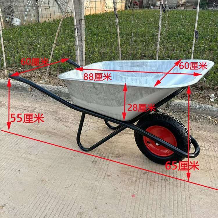 独轮小推车 工地 花园 推沙泥 载重 手推车 垃圾 农用 工具手推车