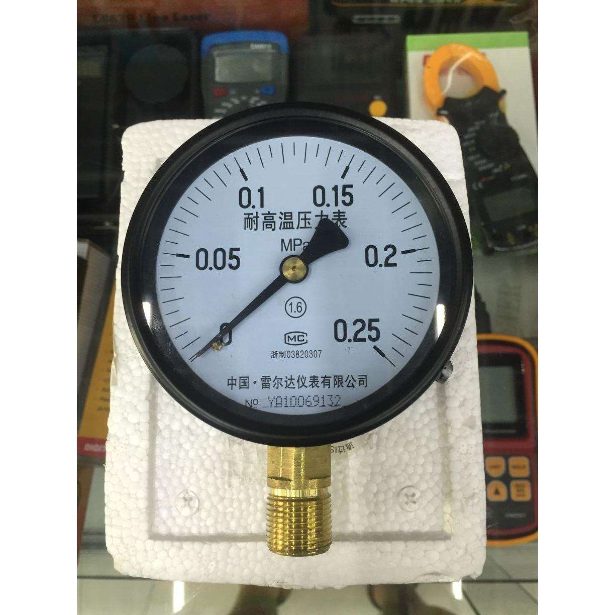 中国雷尔达 耐高温180度 压力表Y100-0.1 0.25 0.4 0.6 1 1.6 mpa