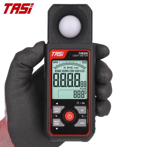 YASI特安斯照度计工业级数字照度计30万LUX大量程TA631A/TA631B