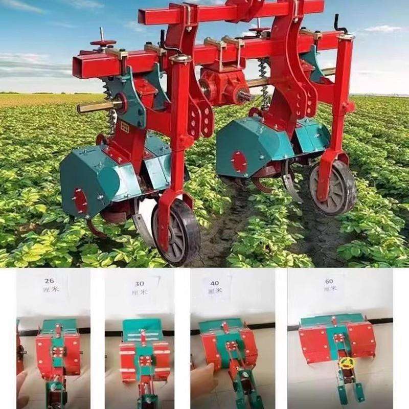 厂家出售中耕除草机拖拉机后置悬挂田间旋耕开沟松土垄间除草机