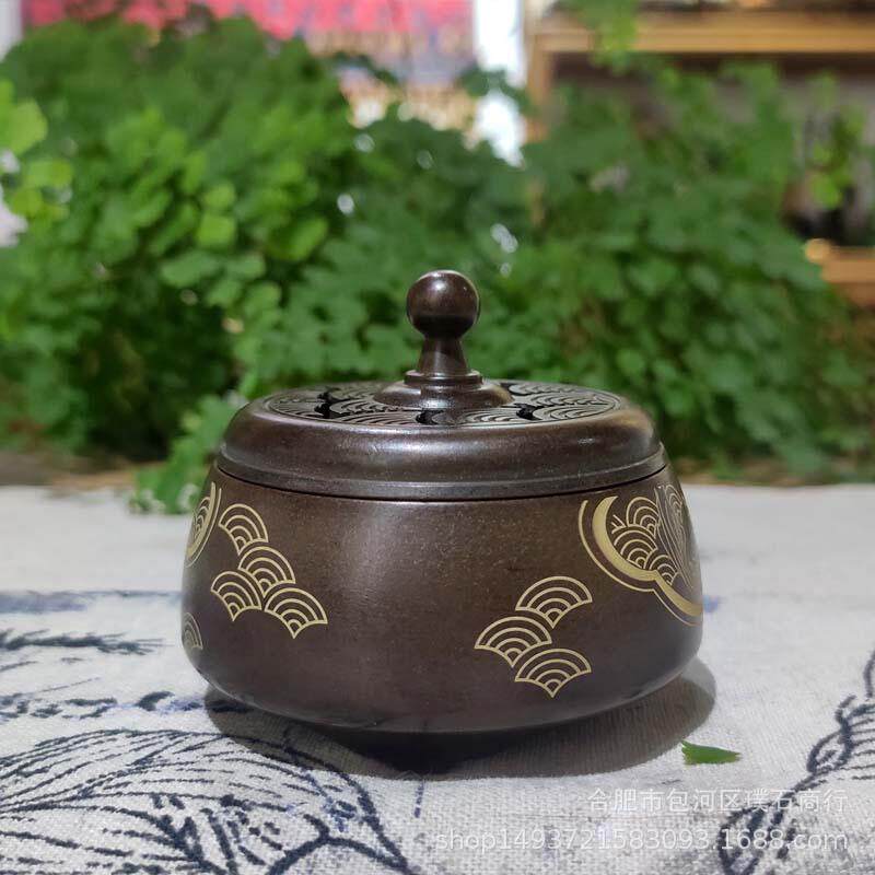 苏工锦鲤小三足适用2小时盘香环秀山庄狮子林 旅游纪念品(现货)