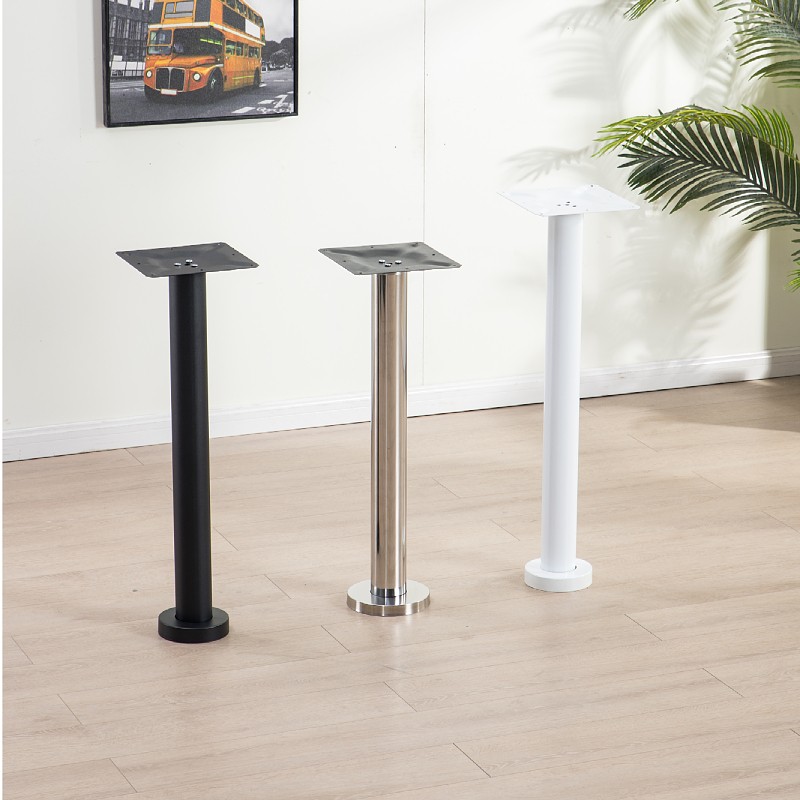 不锈钢桌b腿桌子腿支架桌脚桌架子脚架铁艺吧台脚支撑柱餐桌架定