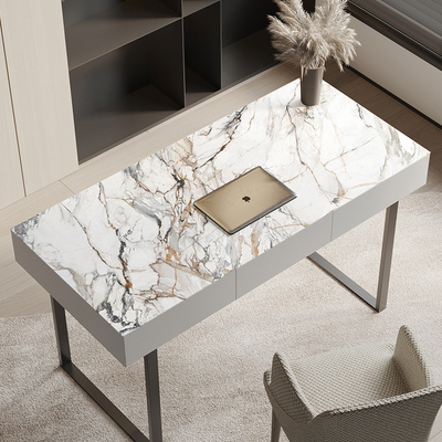 书桌垫子写字台桌垫学生防水可裁剪擦洗轻奢高级感大理.石桌布皮