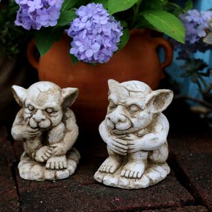 小怪兽花园摆件庭院户外园林幼儿园 粗陶多肉花盆造景阳台装饰工