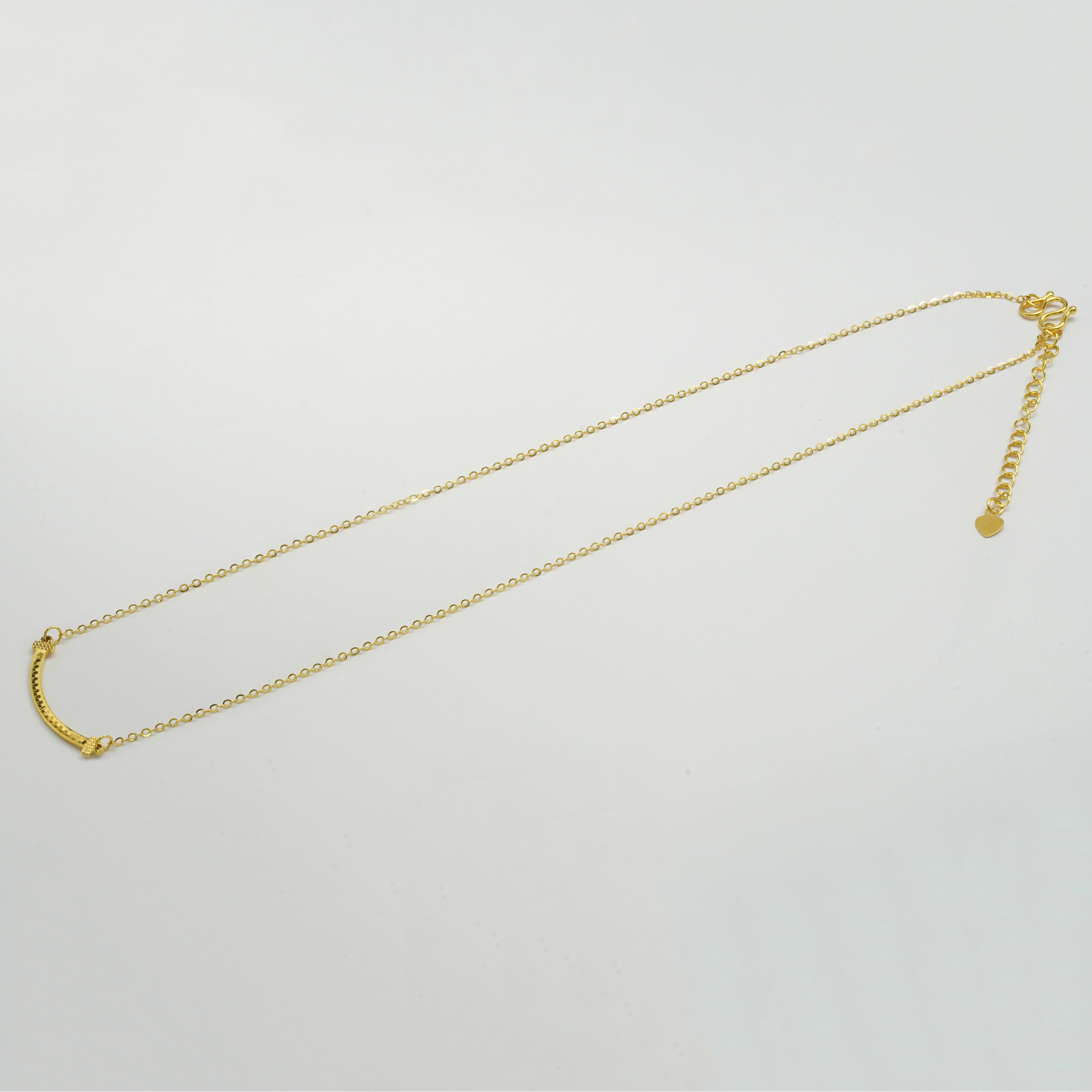 18k金微笑项链 不脱模【WT0568】