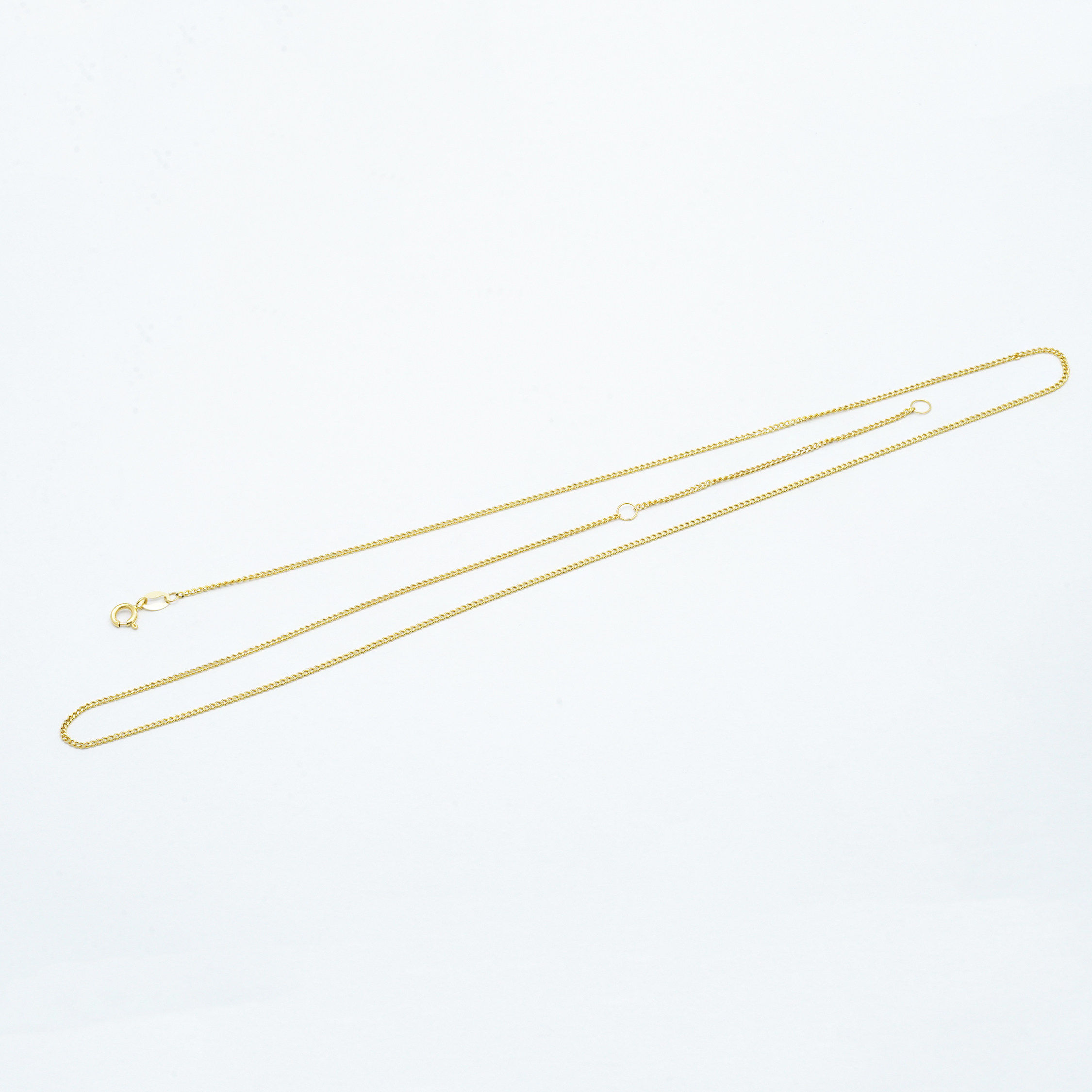 18k金侧身项链  链长约45cm【QL07261】