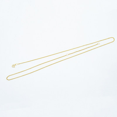 18k金侧身项链  链长约45cm【QL07261】