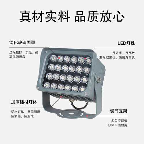 LED户外防水照明投光灯灯洗墙灯室外工程园林绿化景观照树灯射灯