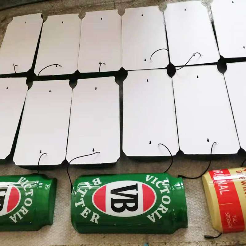 厂家 异形酒瓶灯箱悬挂LED广告牌户外门头灯具招牌旋转灯箱