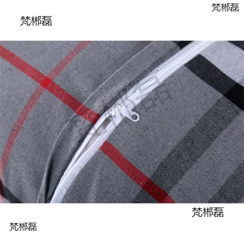 工厂直发老粗布加厚四件套简约条纹床单被套床上用品1.51.8米秋冬
