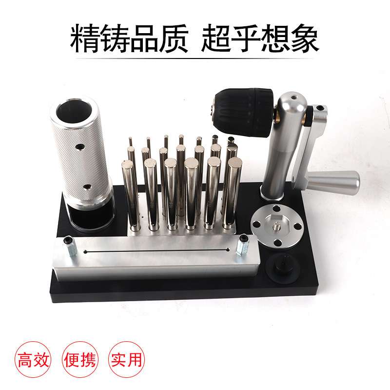 不锈钢拉丝器小型圆管紧线器手摇手动卷线绕丝器首饰项圈工具耐用
